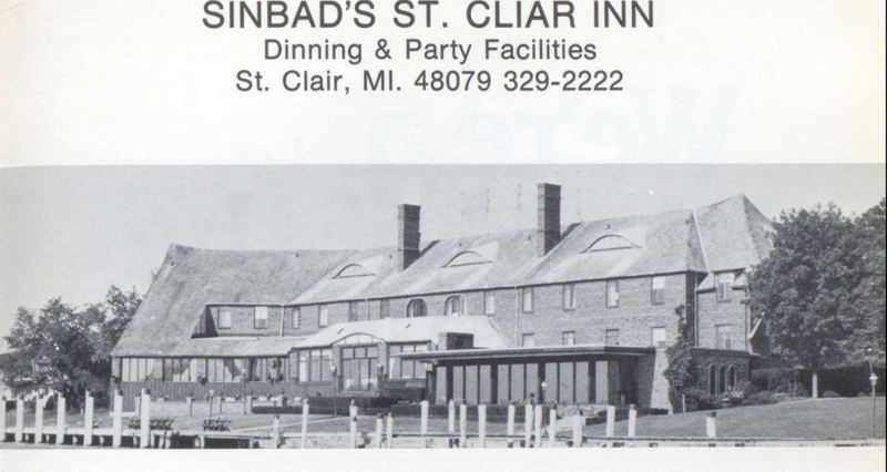 St. Clair Inn - St Clair High Yearbook Ad (newer photo)